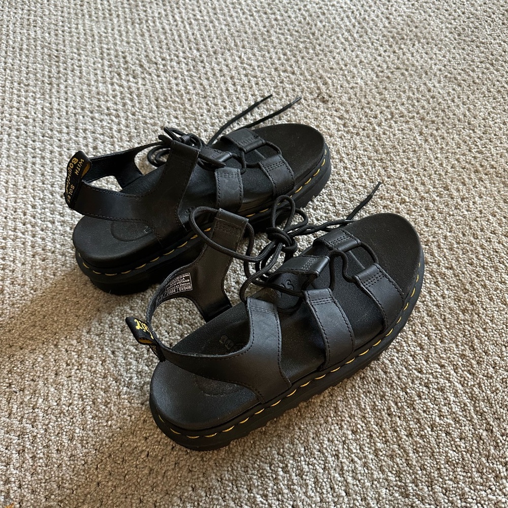 Dr. Martens Black Sandals